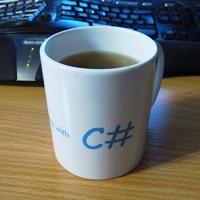 Photograph of a Save the Day with C# Mug
